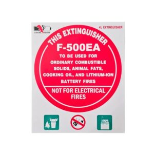 Fire Extinguisher 4l Sign