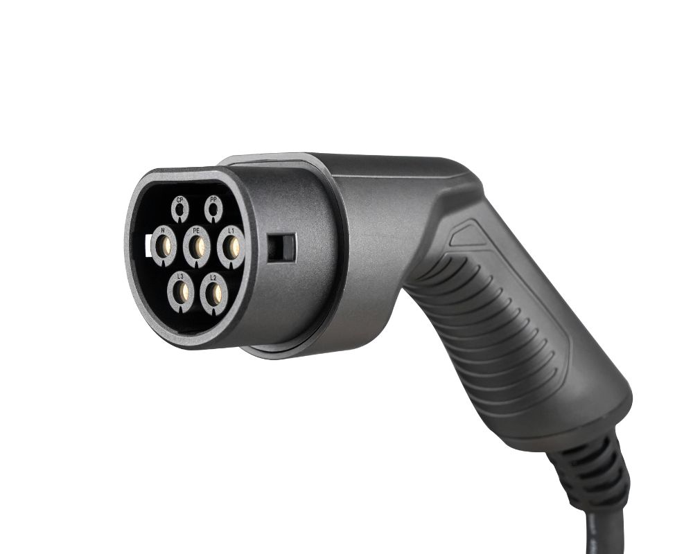 Type 2 to type 2 EV charging cable