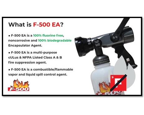 4 Litre F-500 Extinguisher suitable for lithium-ion battery fires | EVSE NZ