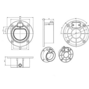 Iec 62196 Cable Holder Drawings